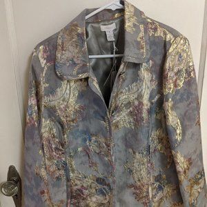 Chico's Jacquard jacket Pink Raspberry